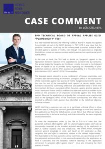 Case Comment PDF - Loïc Steukers- Board of Appeal further clarifies G2-21