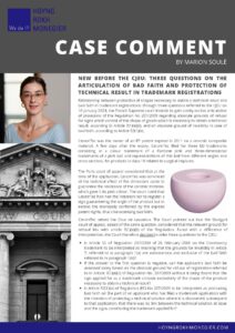 Case Comment - EU functional trademarks - Marion Soulé