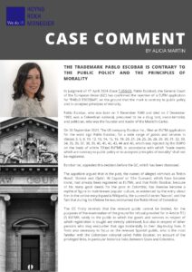 Case Comment - Pablo Escobar - Alicia Martin 